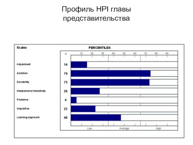 Профиль HPI главы представительства