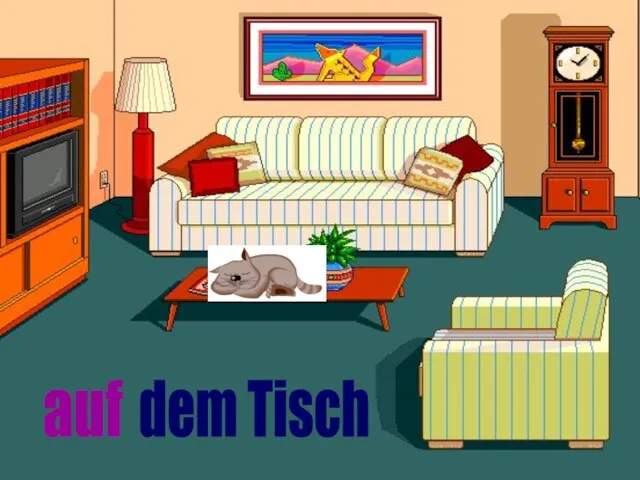 auf dem Tisch