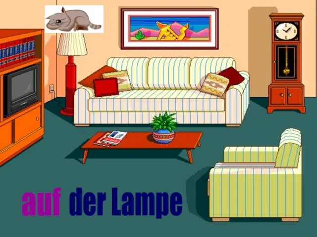 auf der Lampe