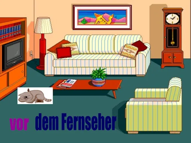 vor dem Fernseher