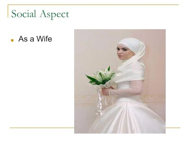Social Aspect As a Wife