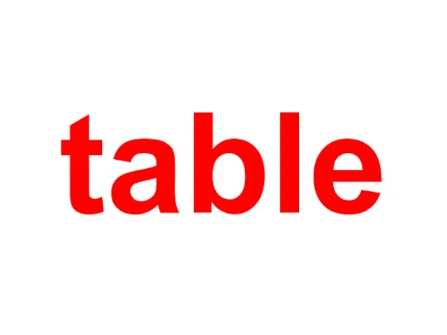 table