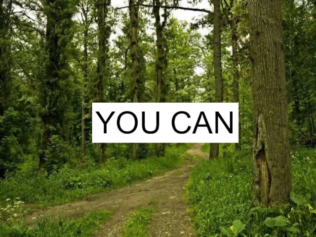 YOU CAN YOU CAN