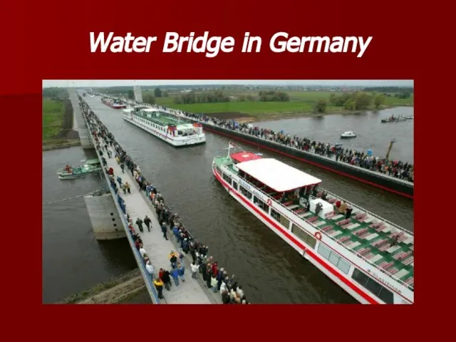 Water Bridge in Germany