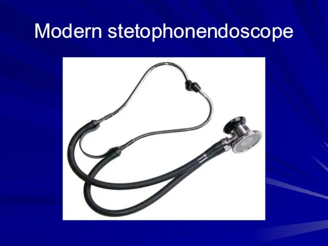 Modern stetophonendoscope