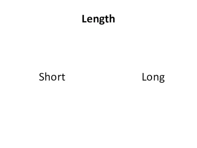 Length Short Long