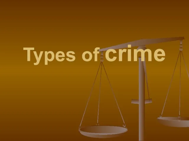 Types of crime