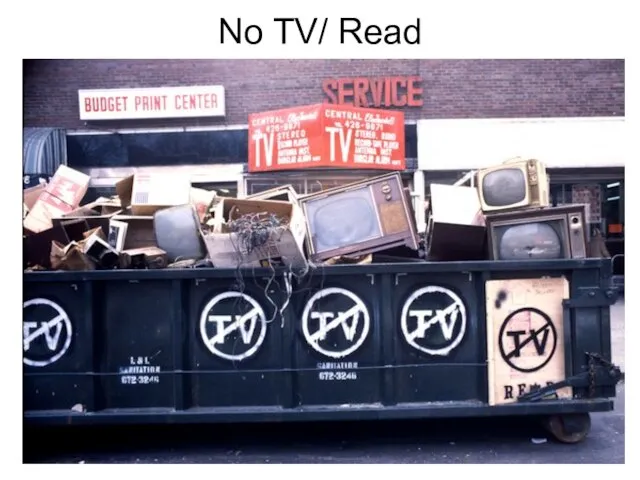 No TV/ Read