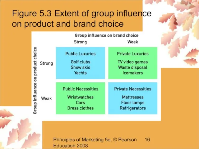 Principles of Marketing 5e, © Pearson Education 2008 Figure 5.3 Extent of