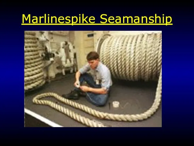 Marlinespike Seamanship