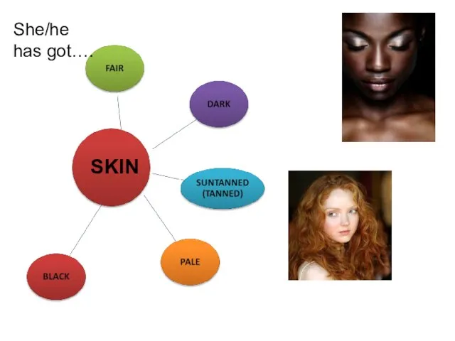 SKIN She/he has got….