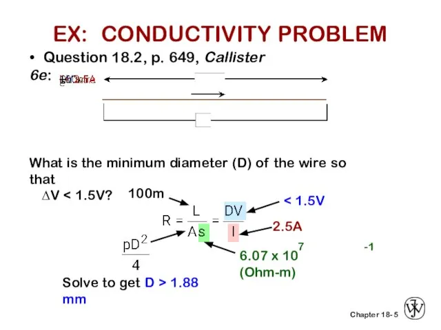 5 • Question 18.2, p. 649, Callister 6e: What is the minimum