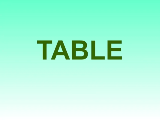 TABLE