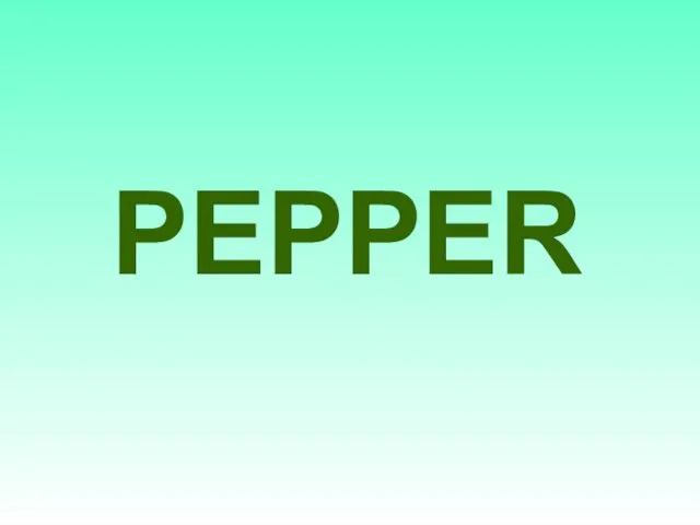 PEPPER