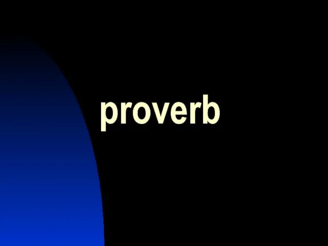 proverb