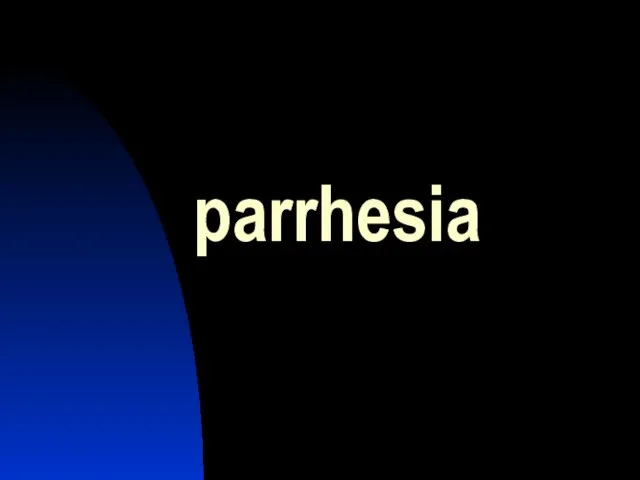 parrhesia