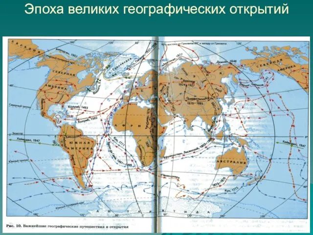 Эпоха великих географических открытий