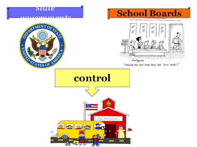 state governments School Boards control