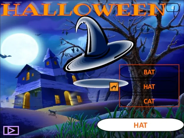 HAT HAT 4 BAT CAT HALLOWEEN