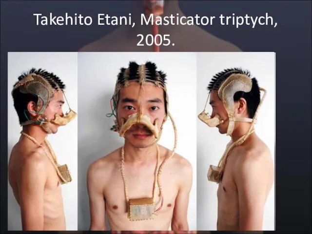 Takehito Etani, Masticator triptych, 2005.