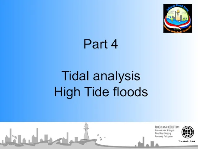 Part 4 Tidal analysis High Tide floods The World Bank