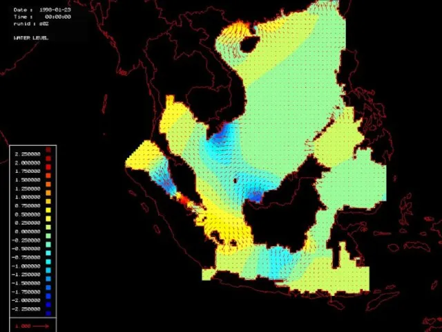 Animation of tide in South China Sea