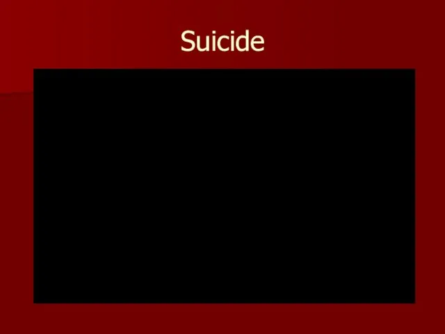 Suicide