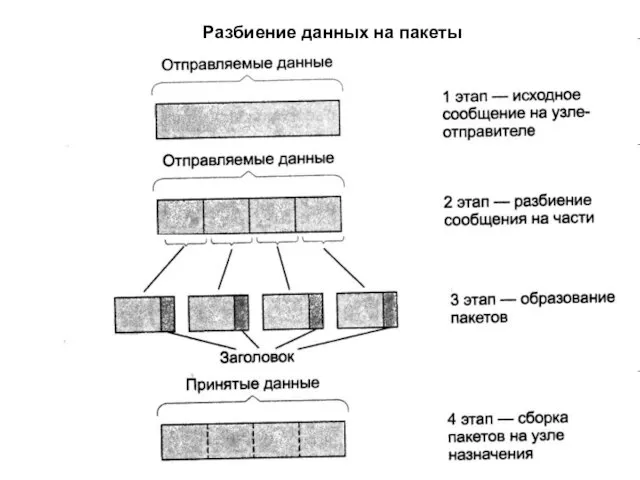 Разбиение данных на пакеты