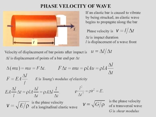 If an elastic bar is caused to vibrate by being strucked, an