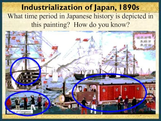 Industrialization of Japan, 1890s What time period in Japanese history is depicted