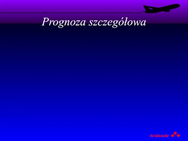 Prognoza szczegółowa