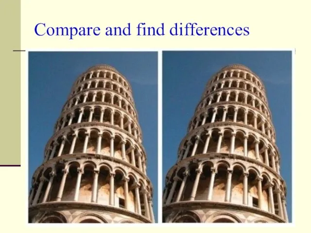 Compare and find differences