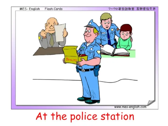 At the police station