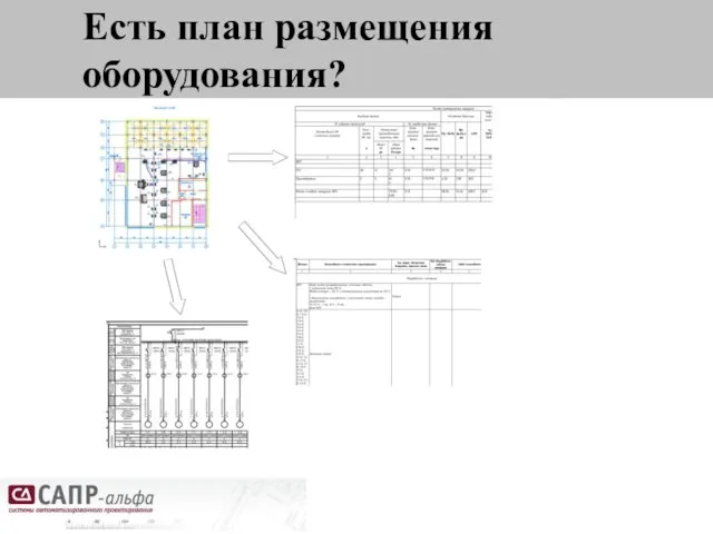 Есть план размещения оборудования?