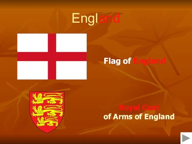 England Royal Coat of Arms of England Flag of England