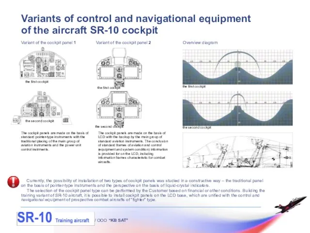 / OOO “KB SAT” Variants of control and navigational equipment of the