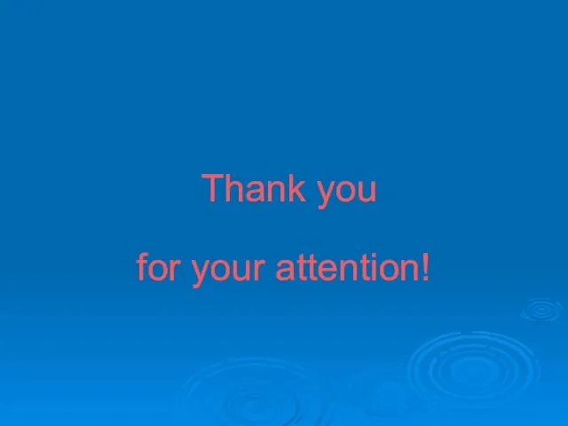 Thank you for your attention!