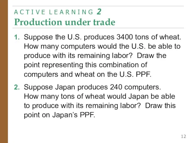 1. Suppose the U.S. produces 3400 tons of wheat. How many computers