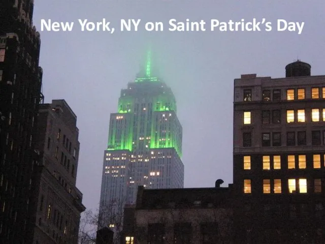 New York, NY on Saint Patrick’s Day