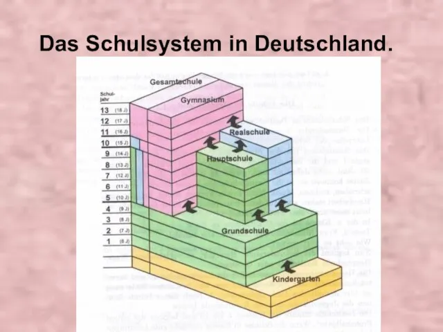 Das Schulsystem in Deutschland.