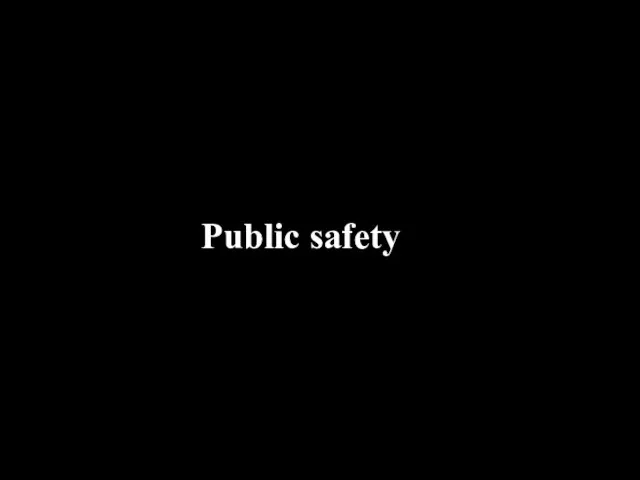 Public safety