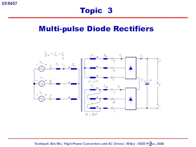 Topic 3 Multi-pulse Diode Rectifiers