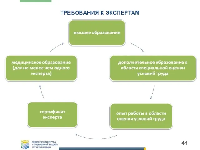 ТРЕБОВАНИЯ К ЭКСПЕРТАМ