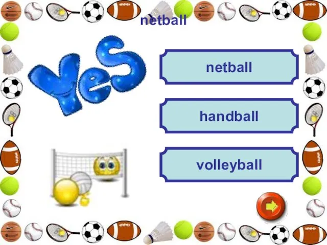 netball netball handball volleyball