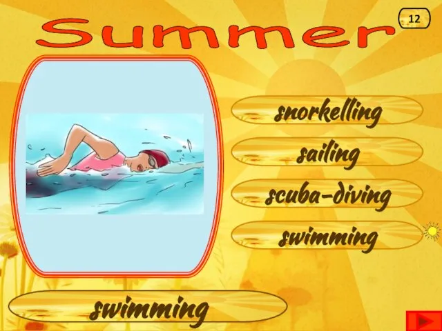 Summer swimming sailing snorkelling scuba-diving swimming 12