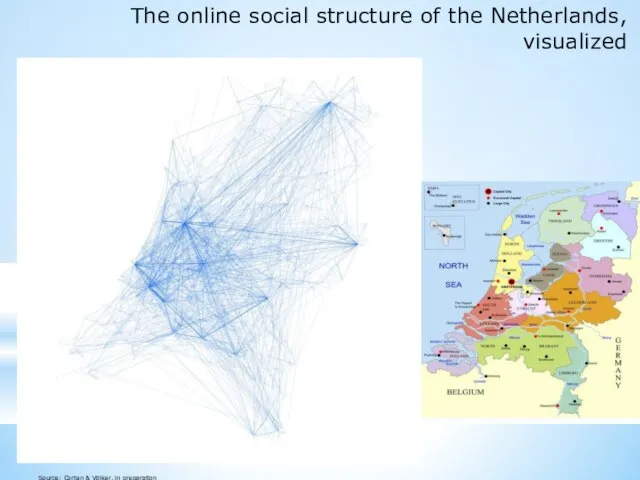 The online social structure of the Netherlands, visualized 2/24/201 5 Source: Corten & Völker, in preparation