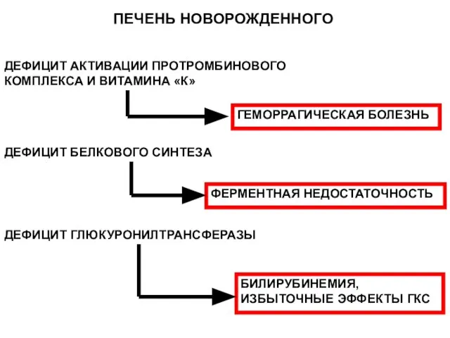 ПЕЧЕНЬ НОВОРОЖДЕННОГО ДЕФИЦИТ АКТИВАЦИИ ПРОТРОМБИНОВОГО КОМПЛЕКСА И ВИТАМИНА «К» ДЕФИЦИТ БЕЛКОВОГО СИНТЕЗА