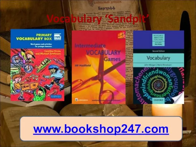 Vocabulary ‘Sandpit’ www.bookshop247.com