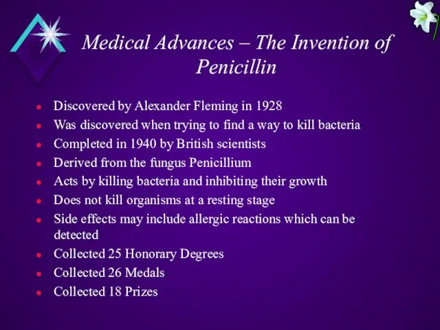 Medical Advances – The Invention of Penicillin Discovered by Alexander Fleming in