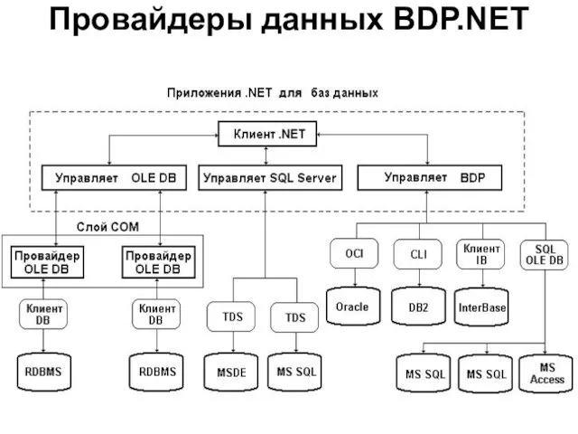 Провайдеры данных BDP.NET